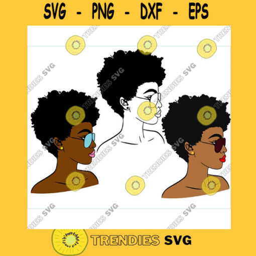 Black Woman with glasses svg Woman svg Afro queen black power Black woman svg black girl svg black queen svg thick women svg