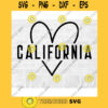 California SVG California Heart SVG Hand Drawn Heart SVG California Love Svg California Png Doodle Heart Svg Commercial Use Svg