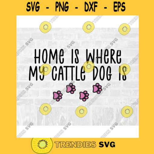 Cattle Dog Breed Svg Dog Breed Svg Paw Print SVG Commercial Use Svg Dog Breed Stickers Svg