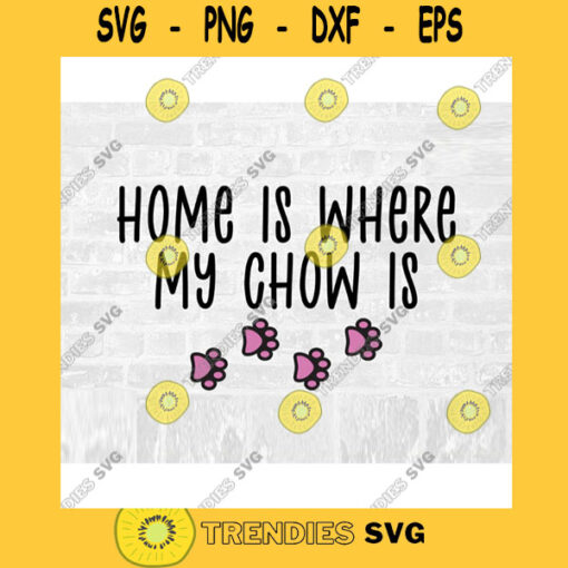 Chow Chow SVG Dog Breed Svg Paw Print SVG Commercial Use Svg Dog Breed Stickers Svg