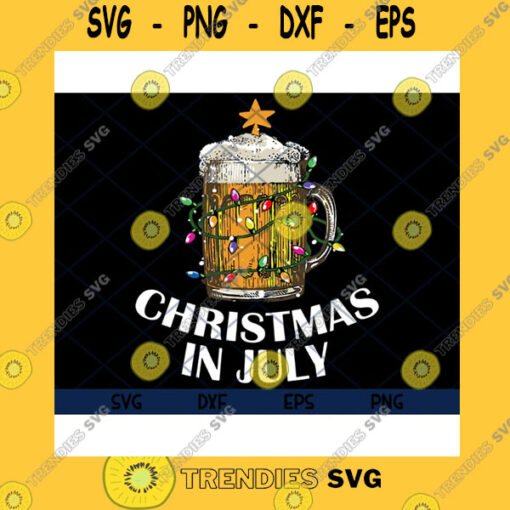 Christmas SVG Awesome Beer Xmas Tree Summer For Christmas In July Beer Xmas Tree Summer ChristmasBeer Mug Xmas LightsBeer Lovers Svg Eps Png