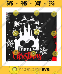 Christmas SVG Christmas Svg Snowflake Svg Christmas Trip Svg Castle Svg Magic Castle Svg Mouse Ears Svg Dxf Png