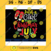 Christmas SVG Just A Girl Who Loves Christmas In July Summer Beach Funny July Party Summer Vacation Svg Summer Girl Svg Eps Png Dxf Clipart Cricut.