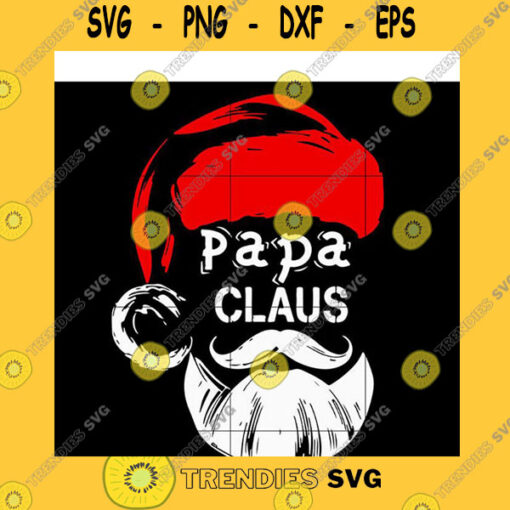 Christmas SVG Papa Claus Svg Png Eps Dxf Digital Download File