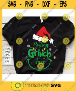 Christmas Svg Resting Grinch Face Svg, Grinch Svg, Christmas 2021 Svg, Grinch Christmas Svg, Christmas Holiday Shirt, Orname - Instant Download