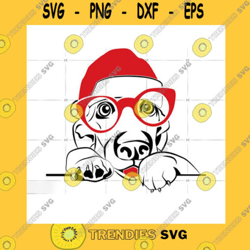 Christmas SVG Santa Dog Santa Dog