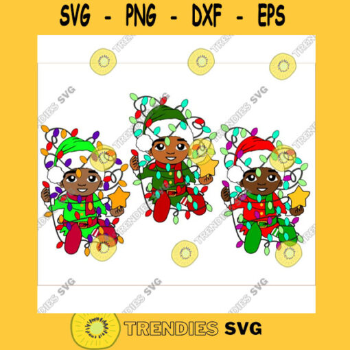 Christmas svg Elves Svg Elf Svg Black Elf Svg Natural Elf Svg Merry Christmas svg Svg files for CricutElf on Shelf christmas light