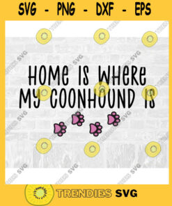 Coonhound SVG Dog Breed Svg Paw Print SVG Commercial Use Svg Dog Breed Stickers Svg