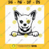 Dog SVG Chihuahua Svg Peeking Chihuahua Svg Dog Svg Dog Clipart Cute Animal Face Animal Svgchihuahua Svg File For Cricut And Silhouette