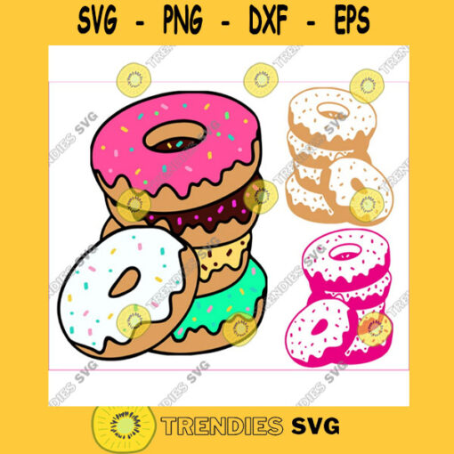 Donut svg sublimation Circut cut filesSilhouette Cut Filescake svgCandy Donut Cut FileSprinkle SVGPrintable Donut illustration