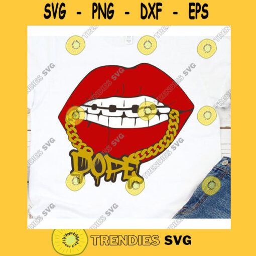 Dope svg Dripping Black Girl Magic Afro woman Black woman Black woman svg black girl svg curvy svg svg dxf lips lips CHAIN svg