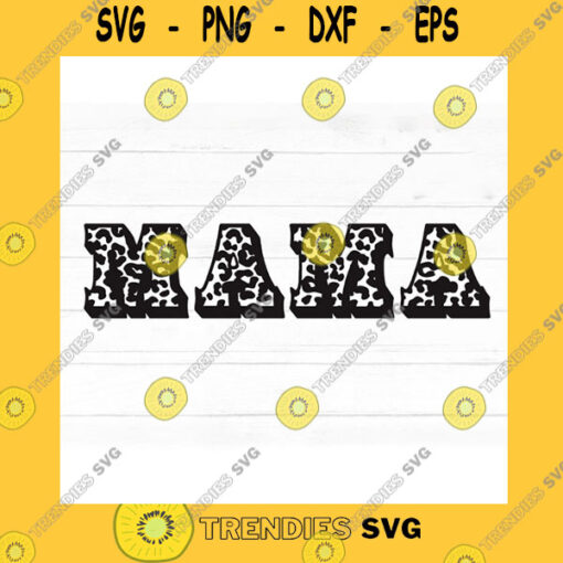 Family SVG Leopard Mama Svg Mama Leopard Print Png For Sublimation Mom Cut File For Cricut Silhouette Cheetah Mom Life Mama Shirt Retro Vintage Png