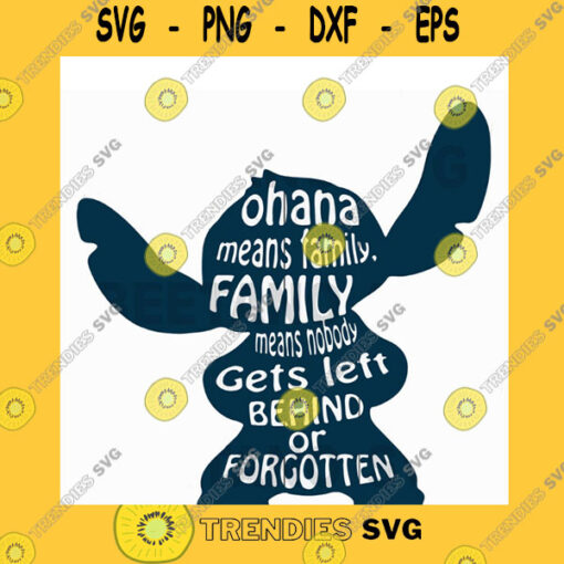 Family SVG Stitch Ohana Family Quotes Svg Png