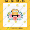Flower SVG Yellow School Bus Svg Flowers Floral Bus Driver Life Cut File For Cricut Silhouette Cameo Commercial Use Design Instant Download Png Dxf
