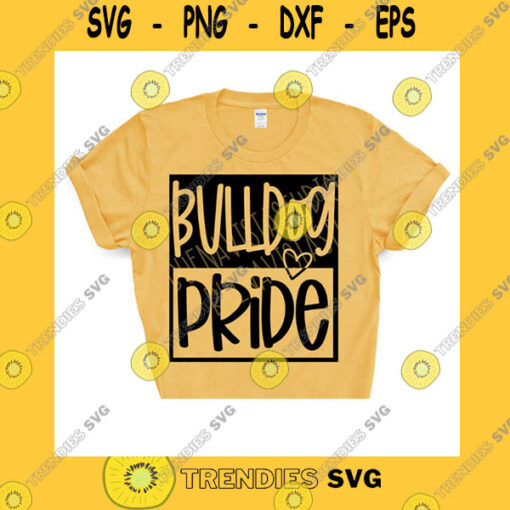 Funny SVG Bulldog Pride Mascot Svg Digital Cut File Png