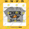 Funny SVG Cheer Grandma Svg Leopard Cheerleader Svg Glitter Megaphone Leopard Print Heart Svg Team Shirts Svg Cheer Grandma Shirt Iron On Png Dxf
