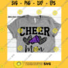 Funny SVG Cheer Mom Svg Leopard Glitter Purple Cheerleader Svg Leopard Print Heart Svg Cheer Group Shirts Svg Cheer Mom Shirt Iron On Png