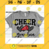 Funny SVG Cheerleader Grandma Svg Leopard Glitter Red Cheerleader Svg Leopard Print Heart Svg Cheer Shirts Svg Cheer Grandma Shirt Iron On Png