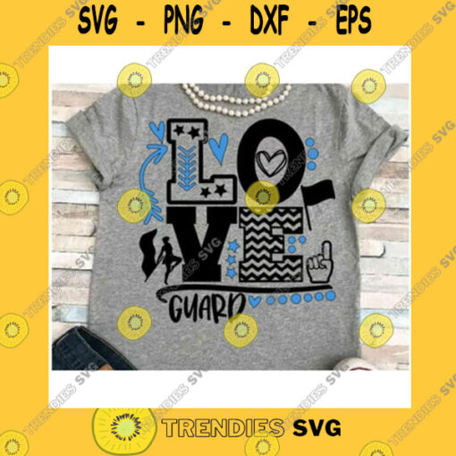 Funny SVG Color Guard Love Svg Dxf Jpeg Silhouette Cameo Cricut Band Mom Color Guard Group Shirts Marching Band State Color Guard Crew Mom Tourney Mom