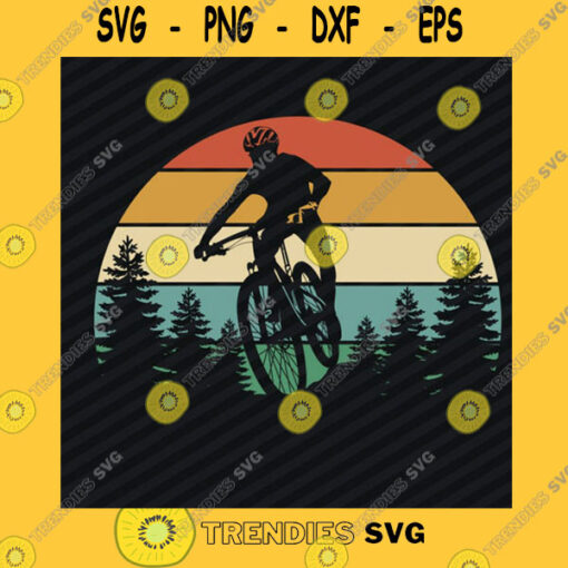 Funny SVG Cool Retro Mountain Bike Svg Mountain Biking Svg Cycling Svg Cyclist Svg For Biker