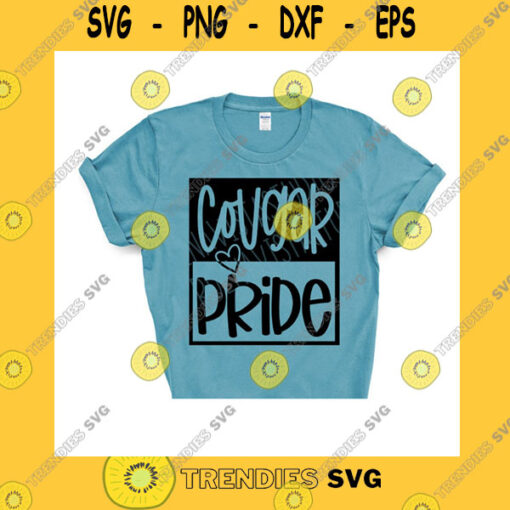 Funny SVG Cougar Pride Mascot Svg Digital Cut File Png