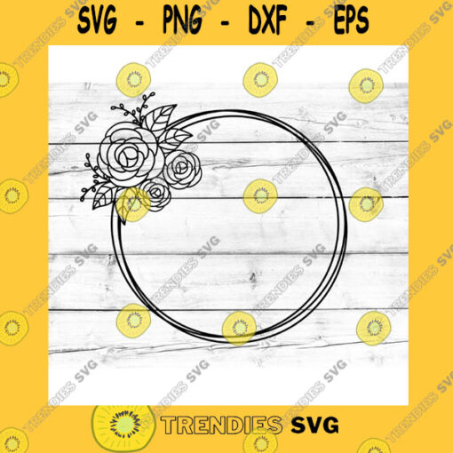 Funny SVG Floral Frame Svg Wreath Svg Rose Flower Svg Rose Svg Rose Floral Svg Rose Frame Svg Flowers Svg Flower Bouquet Svg Files For Cricut