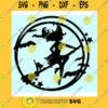 Funny SVG Flying Witch Svg Witch On Broom Svg Flying Witch Silhouette