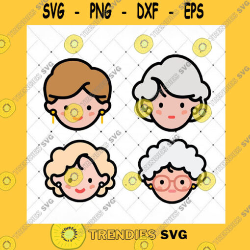 Funny SVG Golden Girls Icons Png Svg Eps Dxf Digital Download