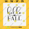 Funny SVG Hello Fall Svg Cut File Hello Fall With Heart Divider