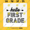 Funny SVG Hello First Grade Png Hello 1St Grade Png Half Leopard Cheetah Print Hello 1St Grade Png 1St Grade Png First Grade Png First Day Of