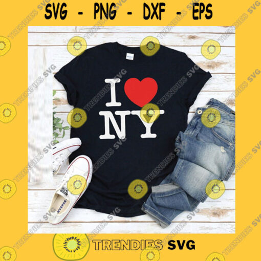 Funny SVG I Love New York Svg Ny Svg I Love Ny New York Outline I Heart Ny Cut File Cricut Instant Download