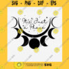 Funny SVG Just A Phase Moon Phase Svg Cut File Hippie Boho