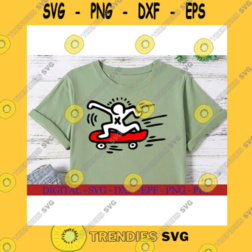 Funny SVG Keiths Harings Svg Keith Haring Lovers Svg Digital Download File Svg Dxf Png Eps Pdf