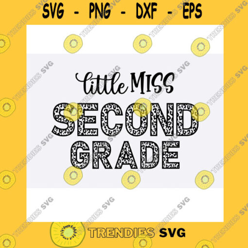 Funny SVG Little Miss Second Grade Svg Png Little Miss 2Nd Grade Svg Png Half Leopard Cheetag Print Little Miss 2Nd Grade Png Svg 2Nd Grade Svg