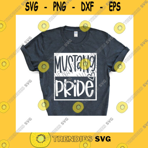 Funny SVG Mustang Pride Mascot Svg Digital Cut File Png