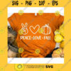 Funny SVG Peace Love Fall Svg Funny Fall Svg Pumpkins Svg Harvest Leaves Bonfires Funny Fall Shirt Girl Pumpkin Patch Svg For Cricut Png Dxf