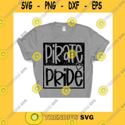 Funny SVG Pirate Pride Mascot Svg Digital Cut File Png