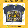 Funny SVG Pirates Leopard Splat Mascot Svg Digital Cut File Png