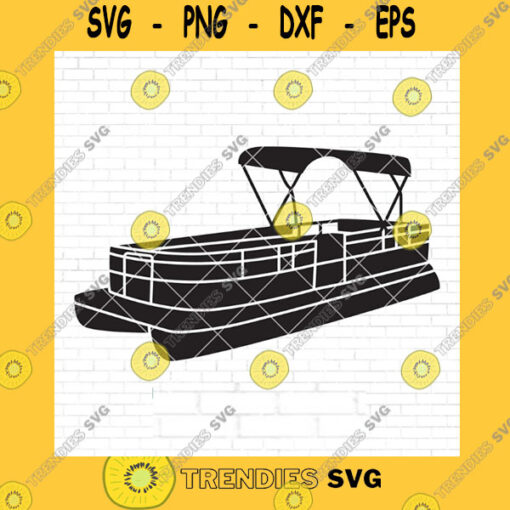 Funny SVG Pontoon Boat Svg Pontoon Boat Outline Svg Pontoon Boat Clipart Pontoon Boat Files For Cricut Cut Files For Silhouette Dxf Png Eps