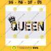 Funny SVG Queen Svg Png Half Leopard Cheetah Print Queen Svg Png Black Queen Svg Black Girl Svg Melanin Svg Afro Woman Svg Crown Svg Princess