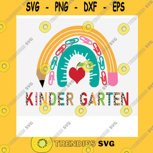 Funny SVG Rainbow Kindergarten Png Rainbow Kindergarten Png Half Leopard Cheetah Print Rainbow Kindergarten Png Half Leopard Rainbow Kindergarten