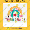 Funny SVG Rainbow Third Grade Png Rainbow 3Rd Grade Png Half Leopard Cheetah Print Rainbow 3Rd Grade Png 3Rd Grade Png Third Grade Png First Day