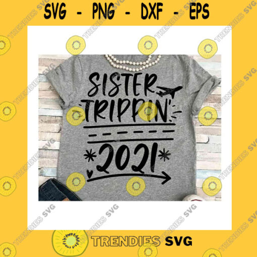 Funny SVG Road Trip Svg Dxf Jpeg Silhouette Cameo Cricut Vacation Sign Crazy Sisters Road Trip Crew On Plane Travel Trippin Summer Group Road Trip Car