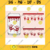 Funny SVG Scary Bloddy Hands Print Glass Wrap Svg Png Can Glass Wrap Coffee Glass Wrap Svg 16Oz Full Wrap Svg Can Glass Coffee Can Glass Svg