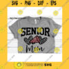 Funny SVG Senior Mom Svg Leopard Glitter Maroon Cheerleader Svg Leopard Print Heart Svg Group Shirts Svg Cheer Mom Graduation Shirt Iron On Png