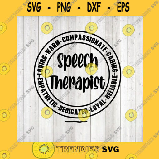 Funny SVG Speech Therapist Svg Speech Therapist Speech Therapy Svg Therapist Gift Svg Coworker Svg Cricut Silhouette Png Apparel Svg