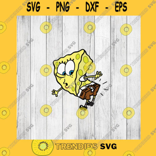 Funny SVG Sponge Boy Svg Png Digital