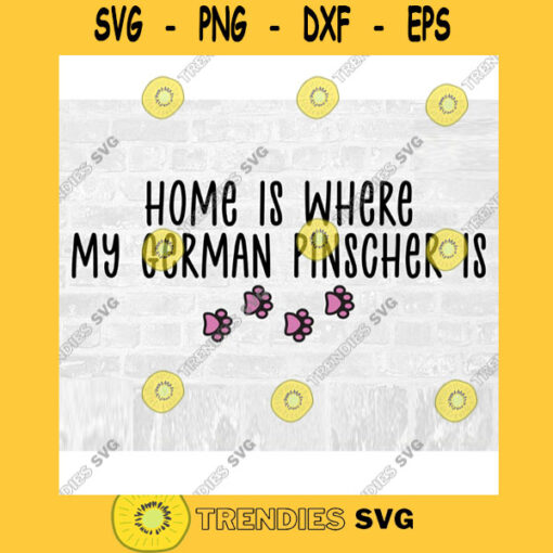 German Pinscher SVG Dog Breed Svg Paw Print SVG Commercial Use Svg Dog Breed Stickers Svg