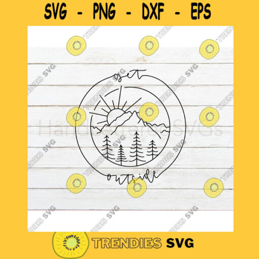 Get Outside Lettered SVG explore svg explore files for Cricut nature cut files svg png