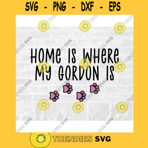 Gordon Setter SVG Dog Breed Svg Paw Print SVG Commercial Use Svg Dog Breed Stickers Svg